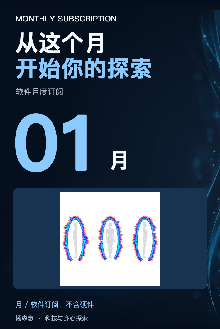软件月度订阅 · 产品主视觉