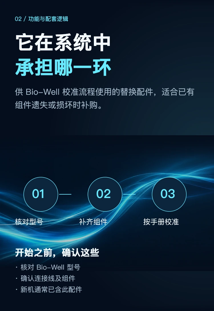 Bio-Well 校准组件 · 功能概览