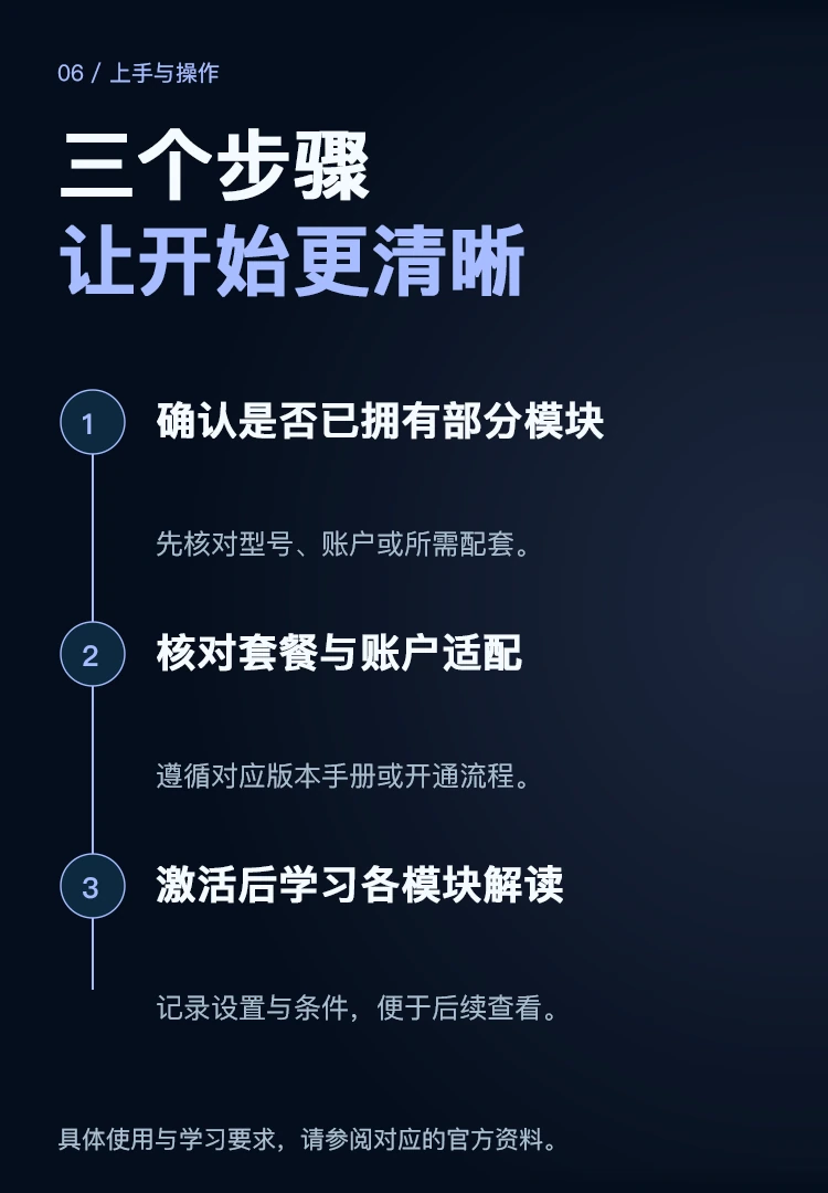 三大软件扩展组合 · 品牌与使用边界