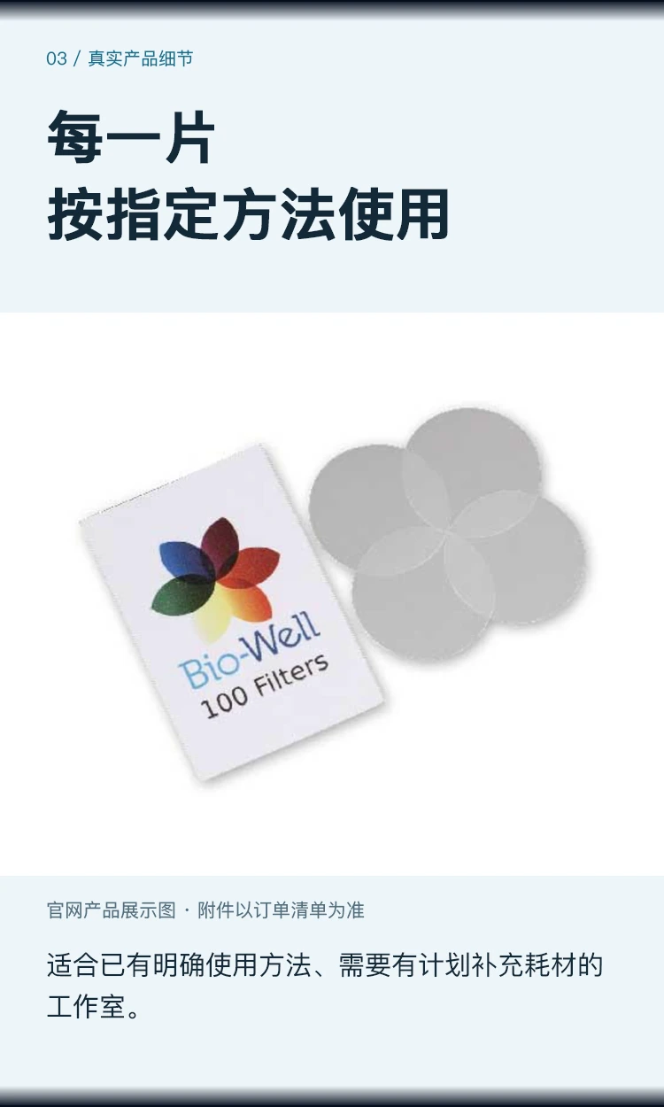 Bio-Well 滤片补充包 · 产品解析